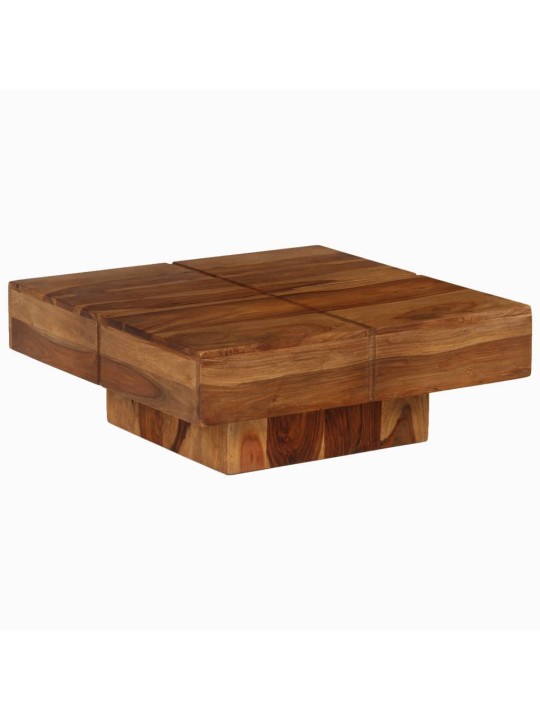 Konferenční stolek 80 x 80 x 30 cm masivní akáciové dřevo