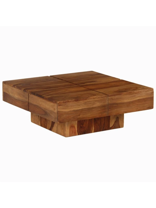Konferenční stolek 80 x 80 x 30 cm masivní akáciové dřevo