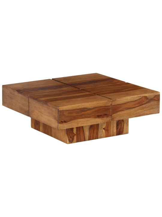 Konferenční stolek 80 x 80 x 30 cm masivní akáciové dřevo