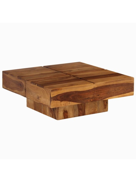 Konferenční stolek 80 x 80 x 30 cm masivní akáciové dřevo