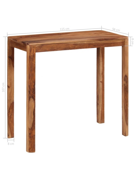 5dílný barový set masivní dřevo 115 x 56 x 107 cm