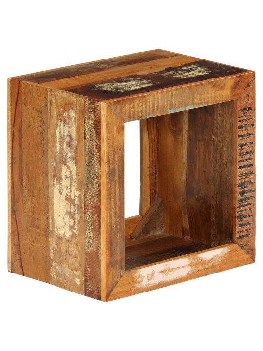 Stolička 40 x 30 x 40 cm masivní recyklované dřevo