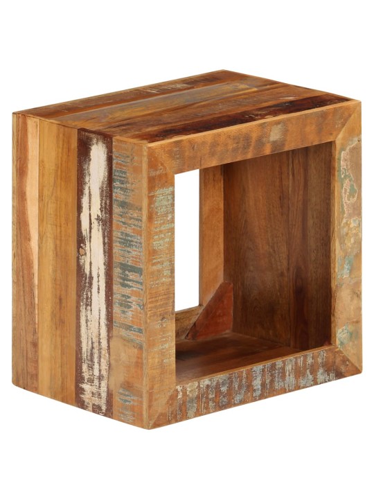Stolička 40 x 30 x 40 cm masivní recyklované dřevo