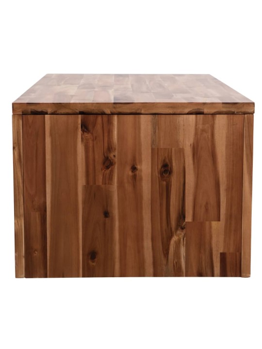 Konferenční stolek masivní akáciové dřevo 90 x 50 x 37,5 cm