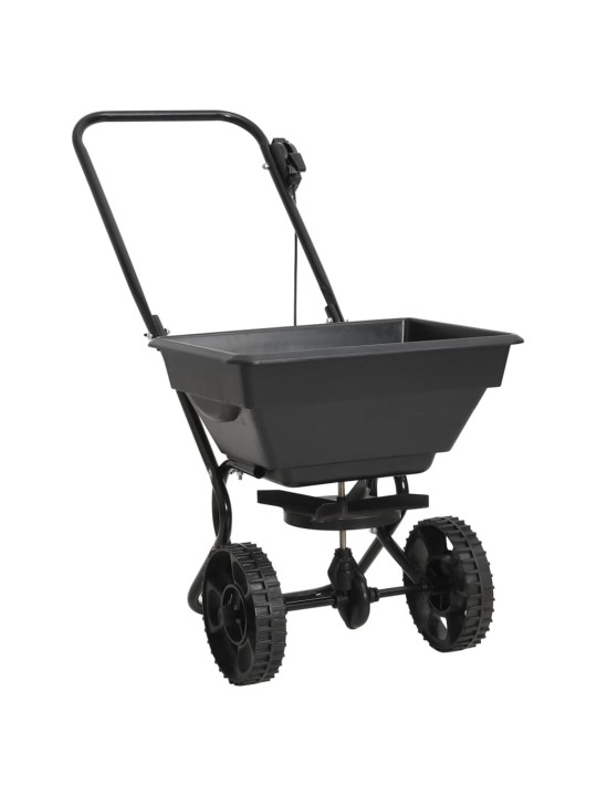 Ručně tlačené rozmetadlo soli PVC a ocel 92 x 46 x 70 cm 15 L