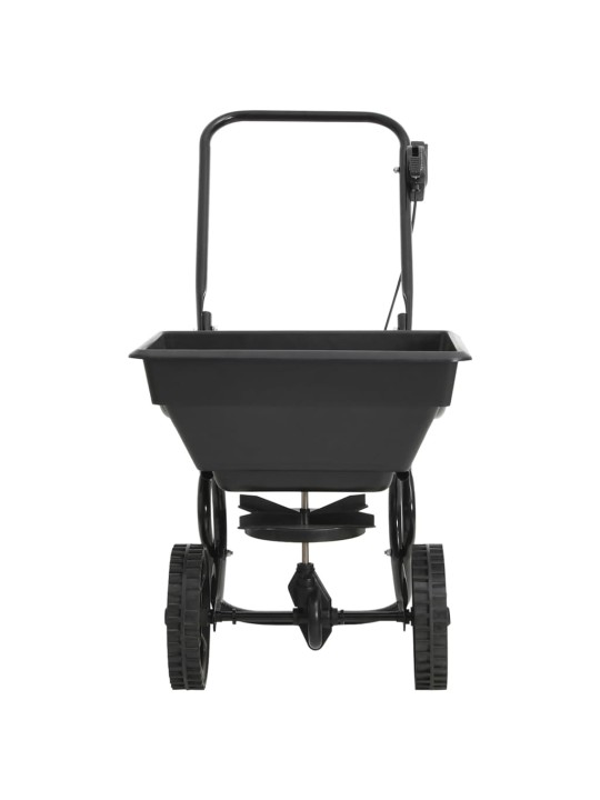 Ručně tlačené rozmetadlo soli PVC a ocel 92 x 46 x 70 cm 15 L