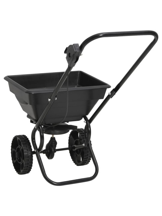 Ručně tlačené rozmetadlo soli PVC a ocel 92 x 46 x 70 cm 15 L