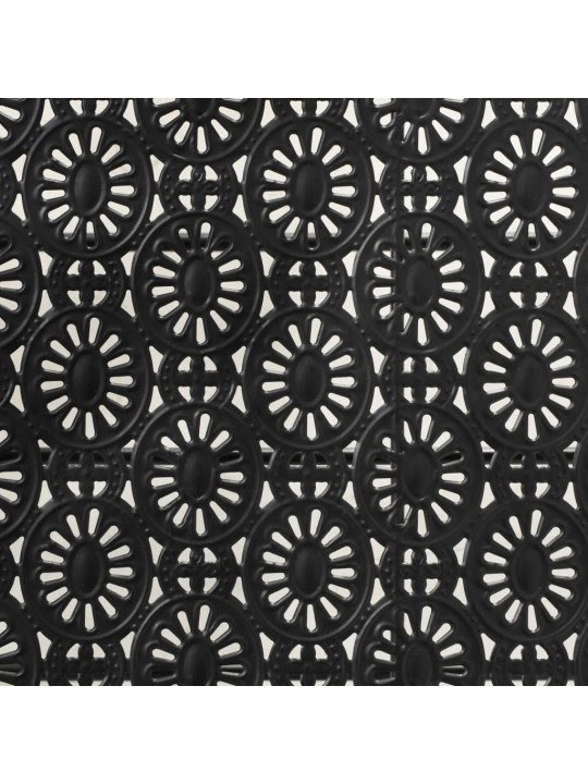 Skládací konferenční stolek vintage kovový černý 100x50x45 cm