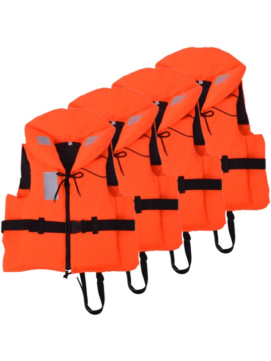 Plovací vesty 4 ks 100 N 40-60 kg