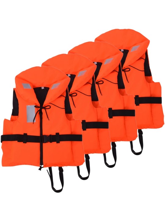 Plovací vesty 4 ks 100 N 60-70 kg