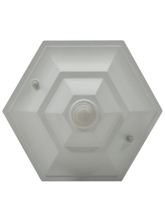 Zahradní sloupové lampy 6 ks E27 110 cm hliníkové bílé