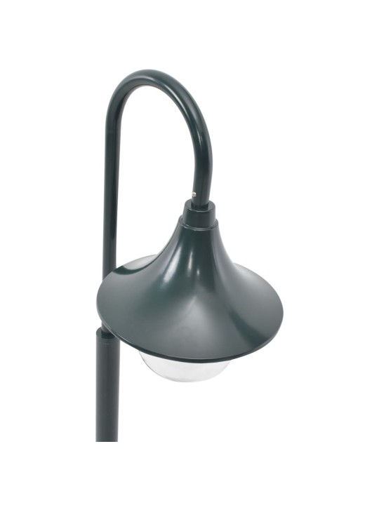 Zahradní sloupová lampa E27 120 cm hliník tmavě zelená