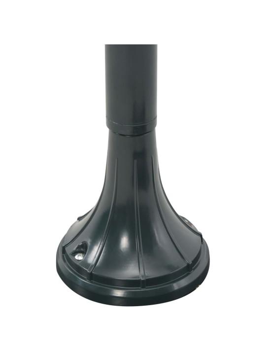 Zahradní sloupová lampa E27 120 cm hliník tmavě zelená