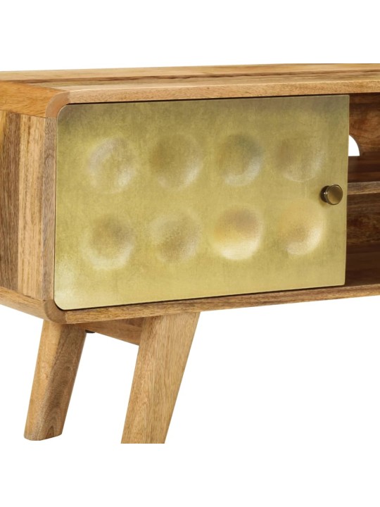 TV stolek 120 x 30 x 45 cm masivní mangovníkové dřevo