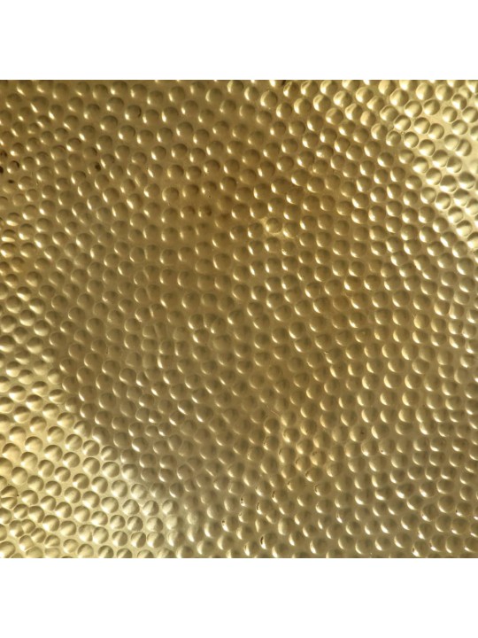 Konferenční stolek mosazný 70 x 30 cm tlučený hliník