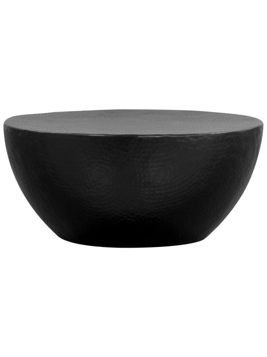 Konferenční stolek černý 70 x 30 cm tlučený hliník