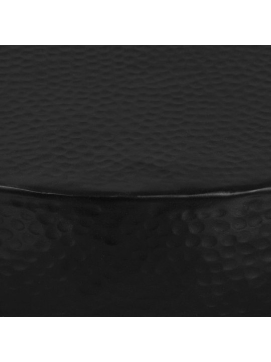 Konferenční stolek černý 70 x 30 cm tlučený hliník