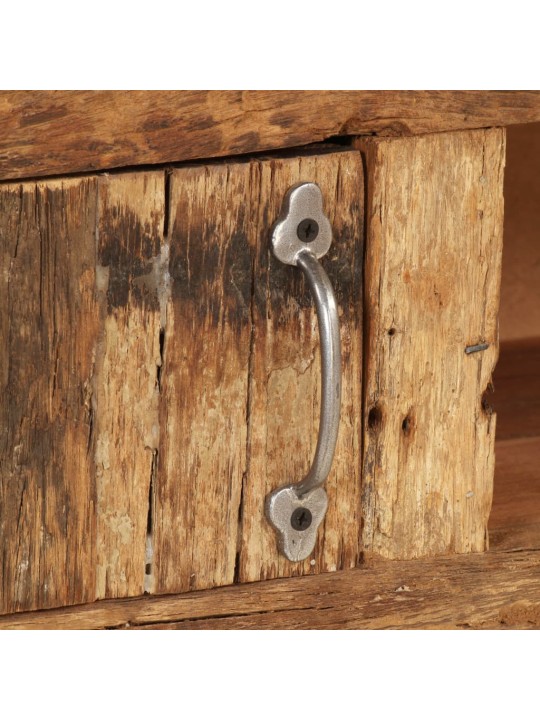 TV stolek z masivních recyklovaných pražců 140 x 30 x 40 cm