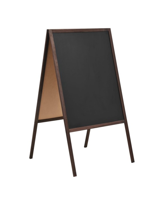 Oboustranná tabule z cedrového dřeva volně stojící 60 x 80 cm