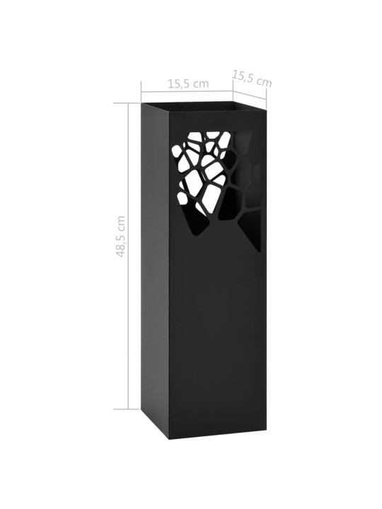 Stojan na deštníky Stones ocelový černý