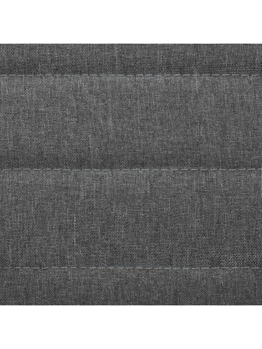 Jídelní židle 4 ks světle šedé textil