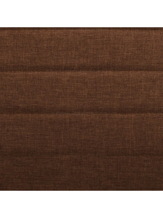 Jídelní židle 4 ks hnědé textil