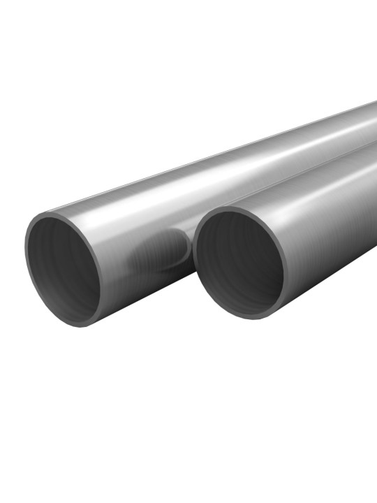 Trubky z nerezové oceli 2 ks kulaté V2A 2 m Ø70 x 1,8 mm