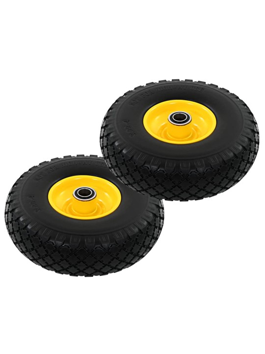 Kola k rudlu 2 ks solidní PU 3.00–4 (260 x 85)