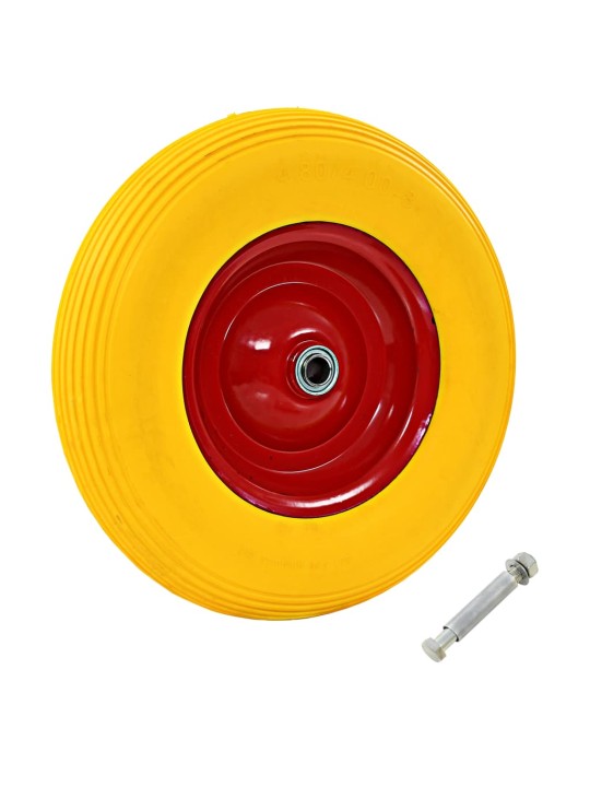 Kolo ke kolečku s nápravou odolné PU 4.00–8390 mm