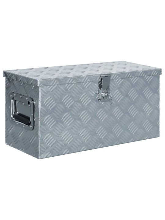 Hliníkový box 61,5 x 26,5 x 30 cm stříbrný