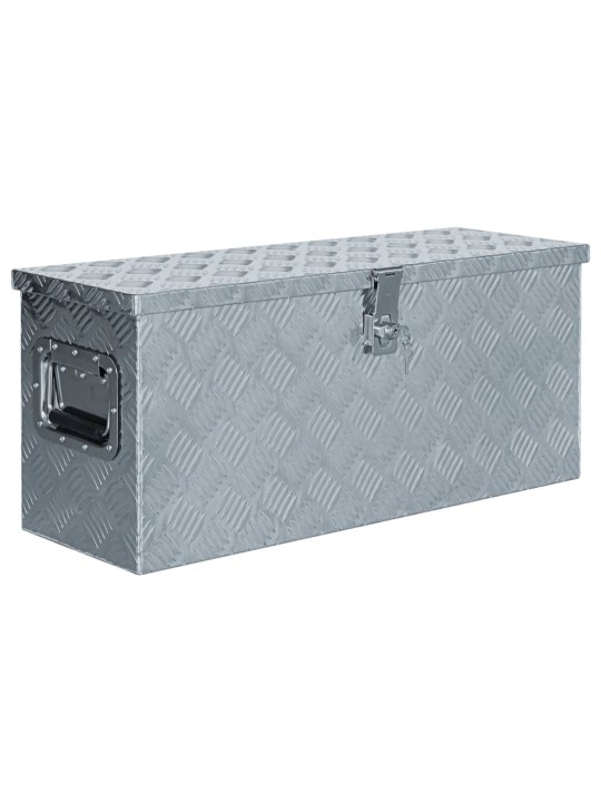 Hliníkový box 76,5 x 26,5 x 33 cm stříbrný
