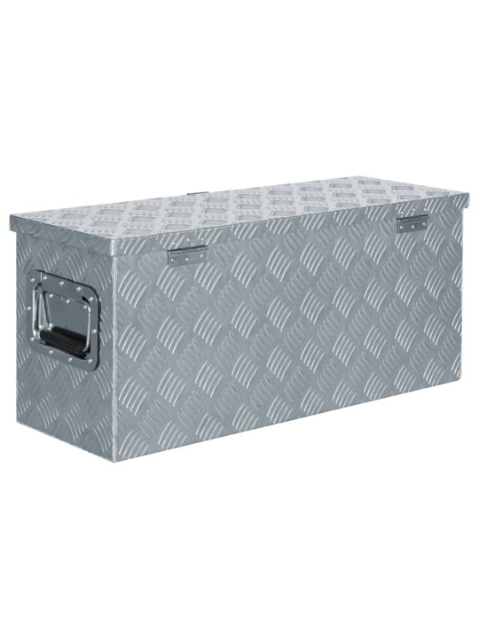 Hliníkový box 76,5 x 26,5 x 33 cm stříbrný