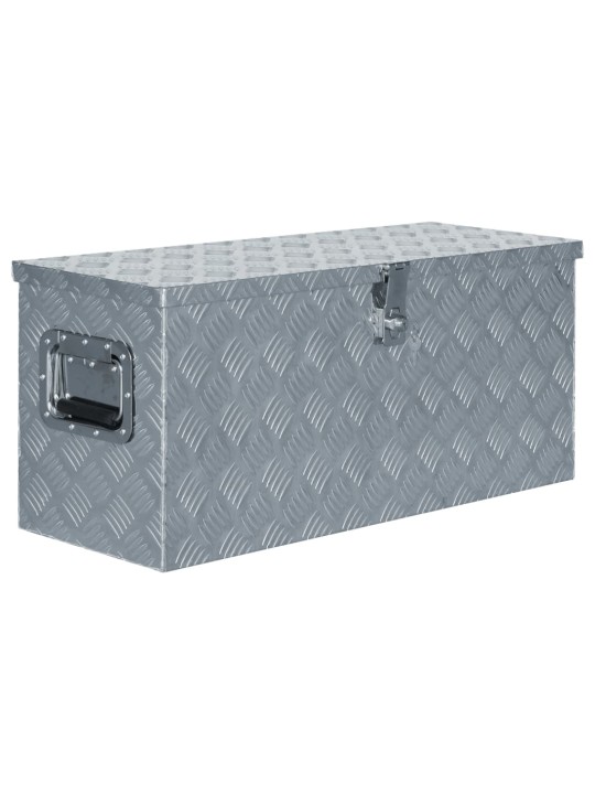 Hliníkový box 80 x 30 x 35 cm stříbrný