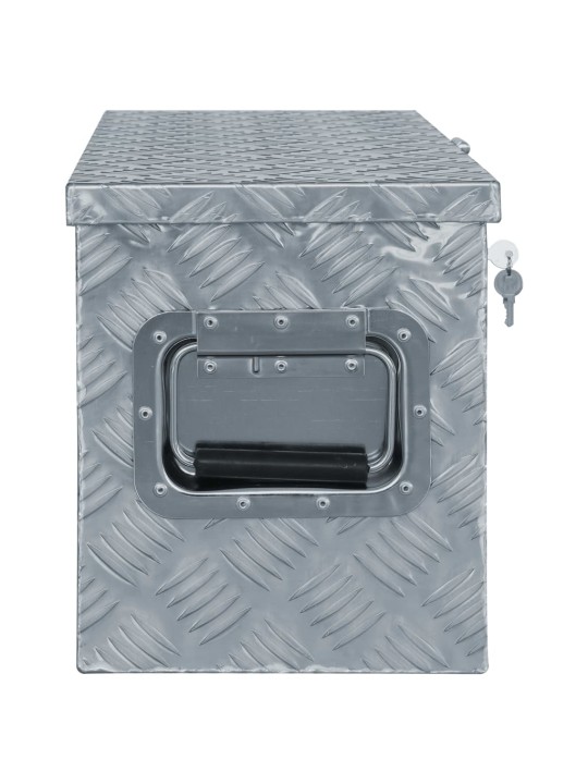 Hliníkový box 80 x 30 x 35 cm stříbrný