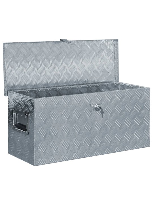 Hliníkový box 80 x 30 x 35 cm stříbrný