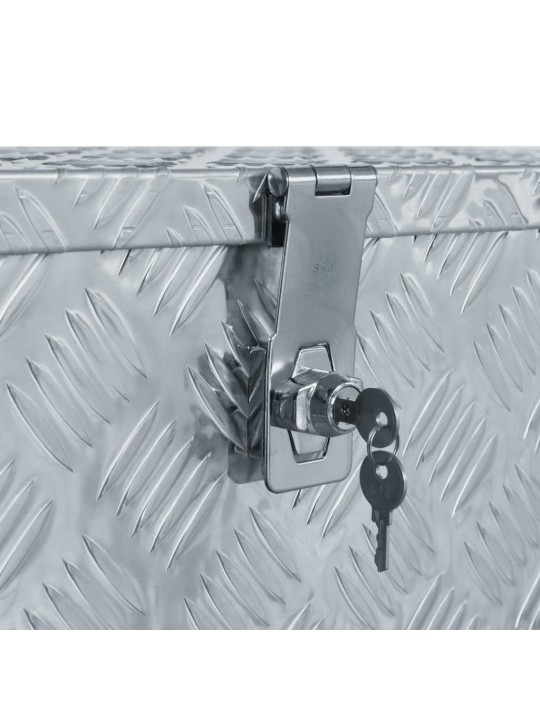 Hliníkový box 80 x 30 x 35 cm stříbrný