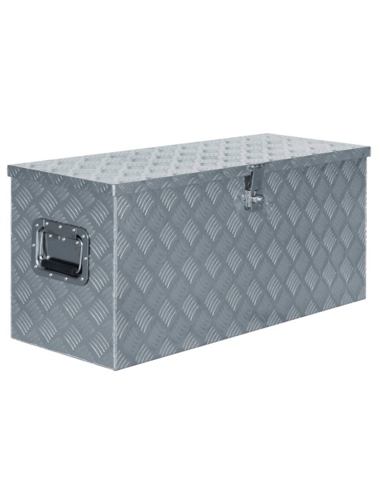Hliníkový box 90,5 x 35 x 40 cm stříbrný