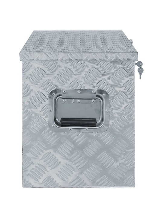 Hliníkový box 90,5 x 35 x 40 cm stříbrný