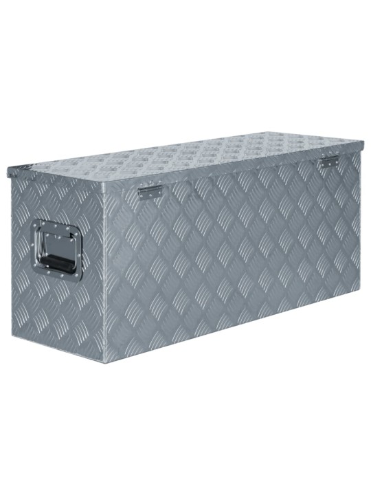 Hliníkový box 90,5 x 35 x 40 cm stříbrný