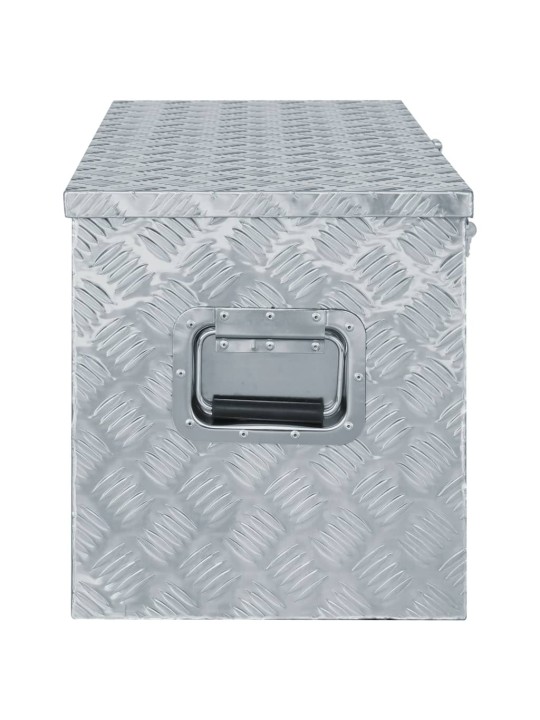 Hliníkový box 110,5 x 38,5 x 40 cm stříbrný