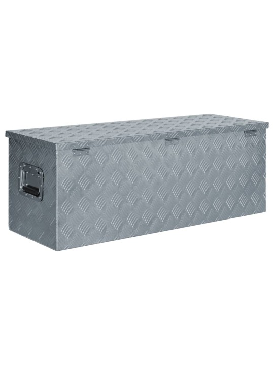 Hliníkový box 110,5 x 38,5 x 40 cm stříbrný