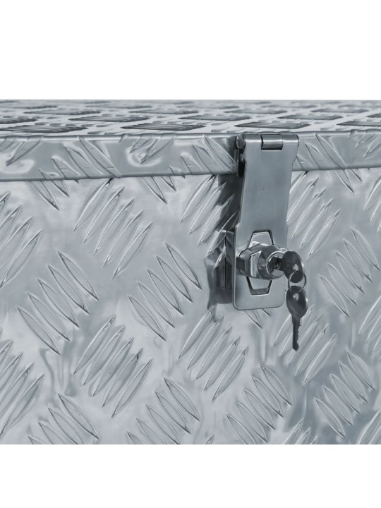 Hliníkový box 110,5 x 38,5 x 40 cm stříbrný