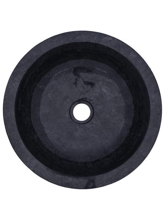 Umyvadlo 40 x 12 cm mramor černé