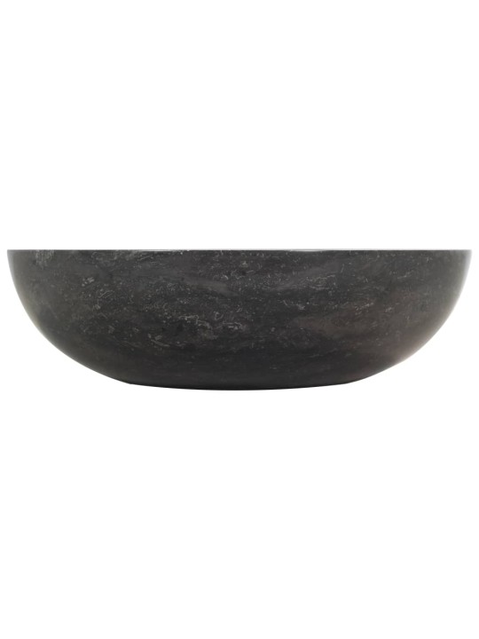 Umyvadlo 40 x 12 cm mramor černé