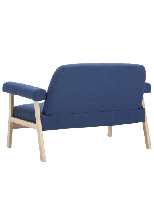 2místná sedačka textil modrá