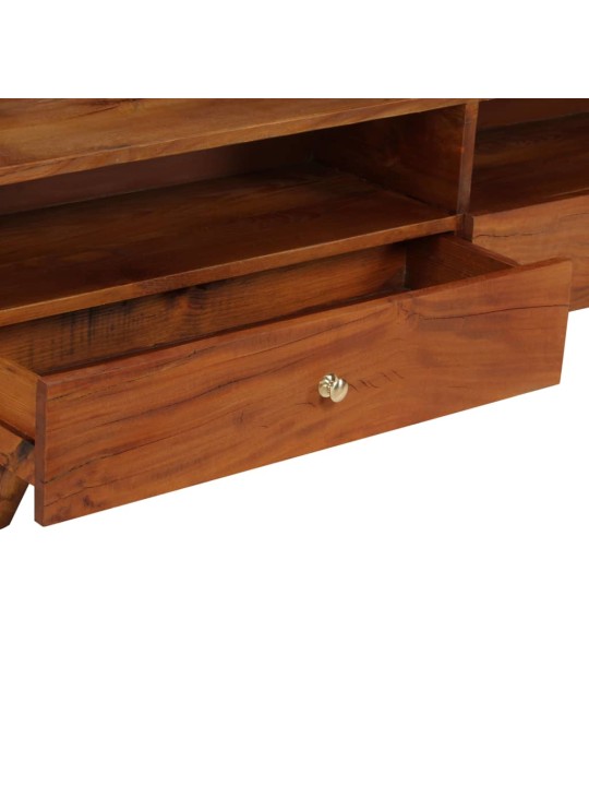 TV stolek 140 x 30 x 40 cm masivní recyklované dřevo