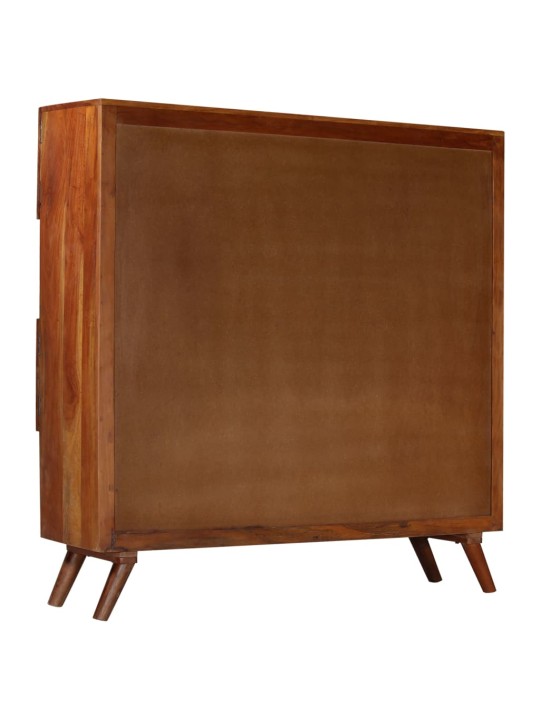 Komoda 150 x 40 x 152 cm masivní recyklované dřevo