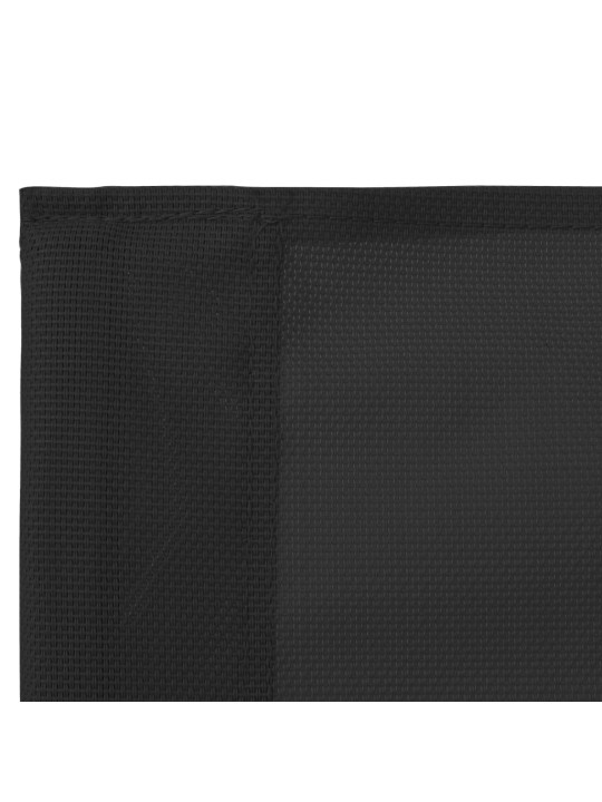 4dílná zahradní sedací souprava textil a ocel černá