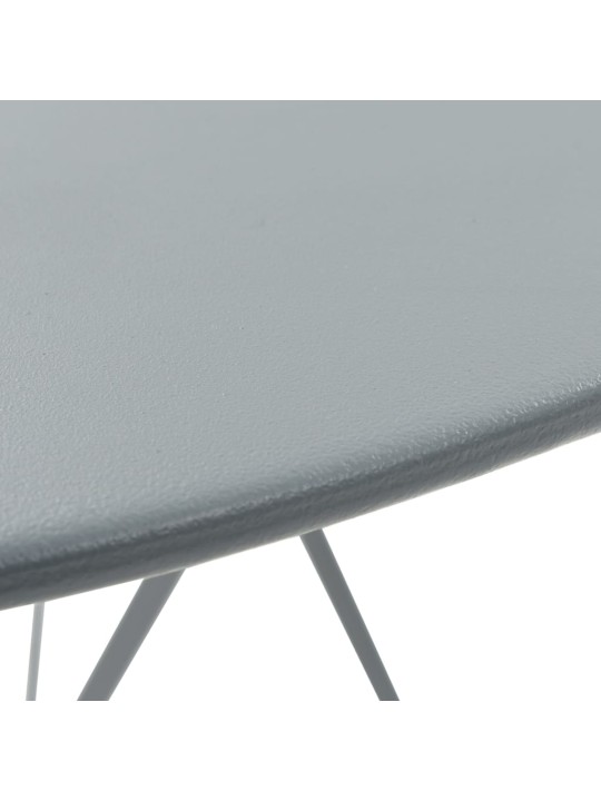 3dílný bistro set ocelový černý