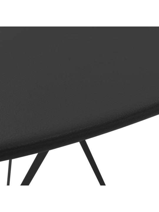 3dílný bistro set ocelový černý